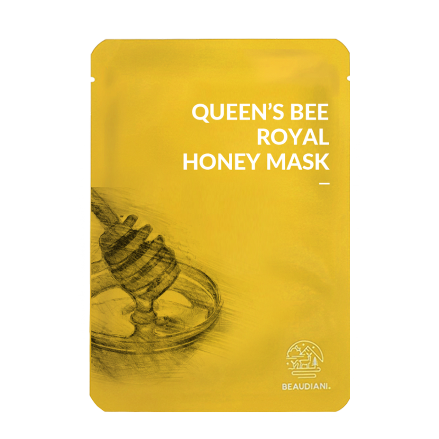 queen's bee royal honey mask beaudiani propolis